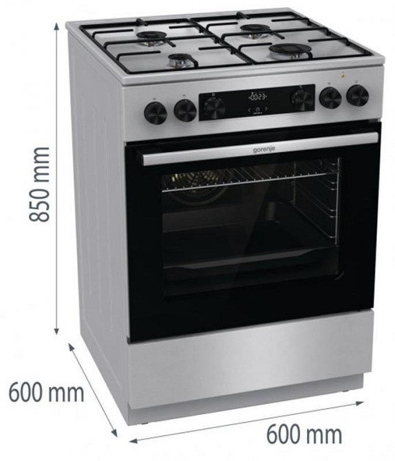 Плита Gorenje GKS6C70XJ ( Нержавіюча сталь ) Харків - фото 17