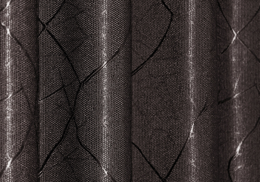 Комплект готових штор VR-Textil Льон Савана № 687ш Венге 100х270 см 2 шт (31-108) Київ - фото 8