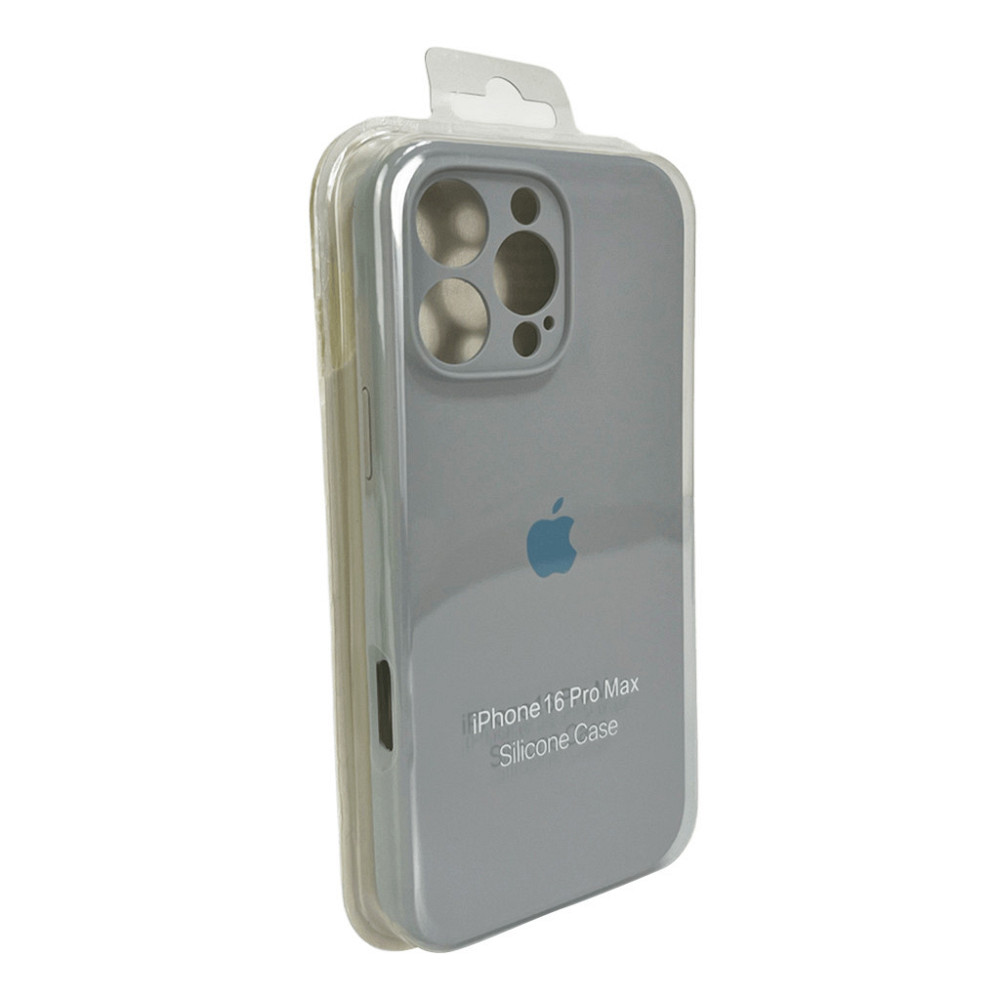 Силіконовий чохол для iPhone 16 Pro Max, Сірий Київ - фото 5