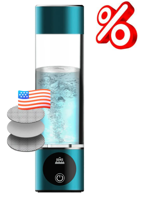 Генератор водородной воды Azure Ударопрочный с мембраной DuPont. Водородная бутылка на 280 мл Днепр - изображение 1