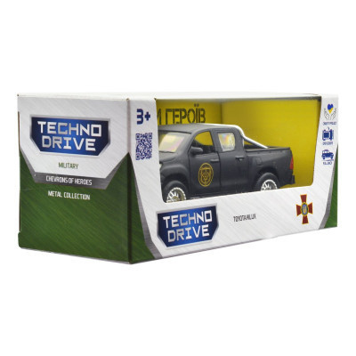 Машина Techno Drive серии Шевроны Героев - Toyota Hilux - Спартан (KM6118) Винница - изображение 2
