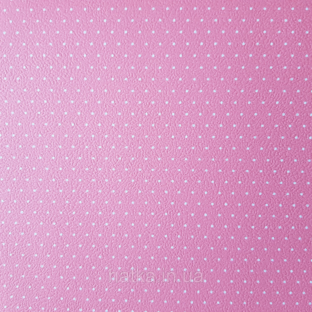Обои виниловые на флизелине 0.53х10.05 Rasch Textil Petite Fleur 5 точки белые на ярко розовом Киев - изображение 2