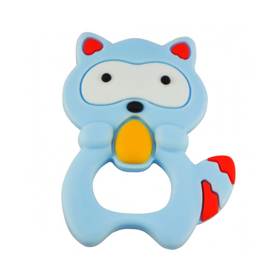 Прорізувач силіконовий "Єнот" MGZ-0402(Blue) у футлярі Вінниця - фото 1