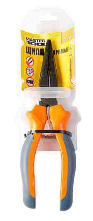 Щипці прямі MASTERTOOL 180 мм фосфатовані С50/HRC 55~65 25-2180 Коломыя