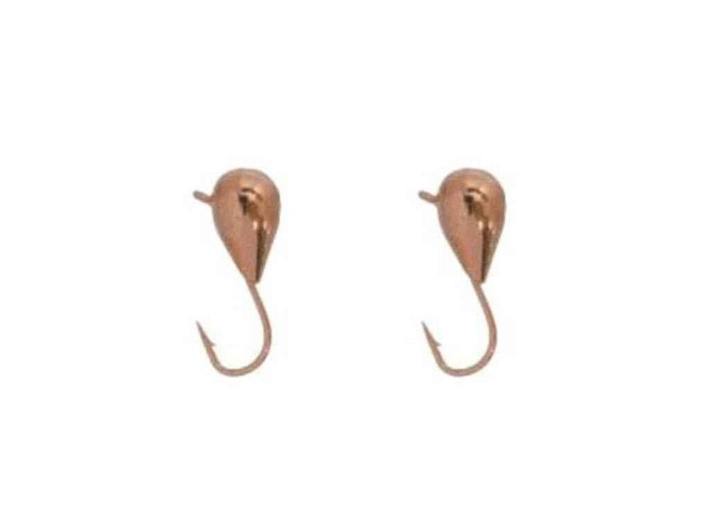 Мормишка вольфрам Крапля з вушком 4мм 1,1г copper (2шт/уп) ТМ FISHING ROI Київ - фото 1