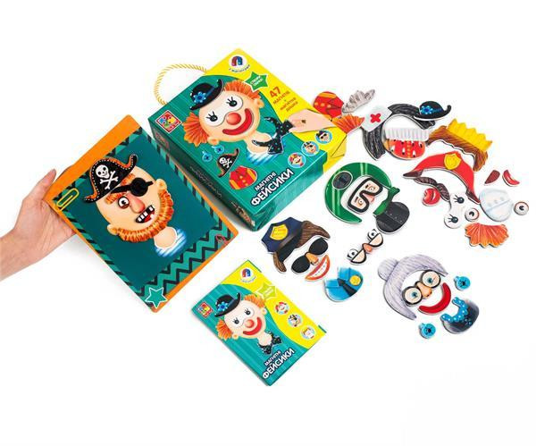 Магнитная игра Vladi Toys Фейсики (VT3702-15) Харьков - изображение 4