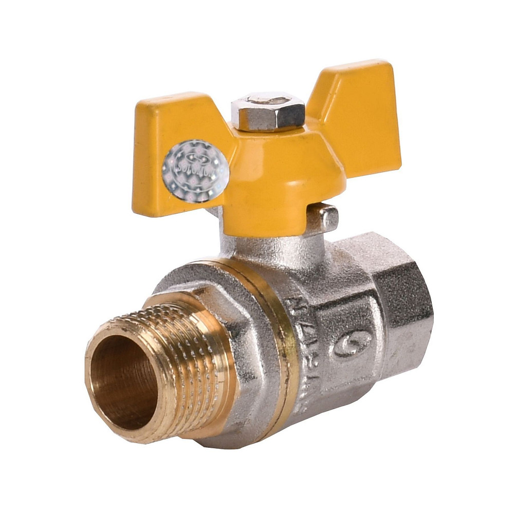 Кран кульовий прямий SOLOMON 1/2″ ЗВ ЖБ PN40 B1008 Луцк - изображение 4