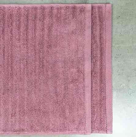 Набор махровых полотенец Зеро Твист 3шт GM Textile 40x70см, 50x90см, 70x140см 550г/м2 (Пудра) Сумы