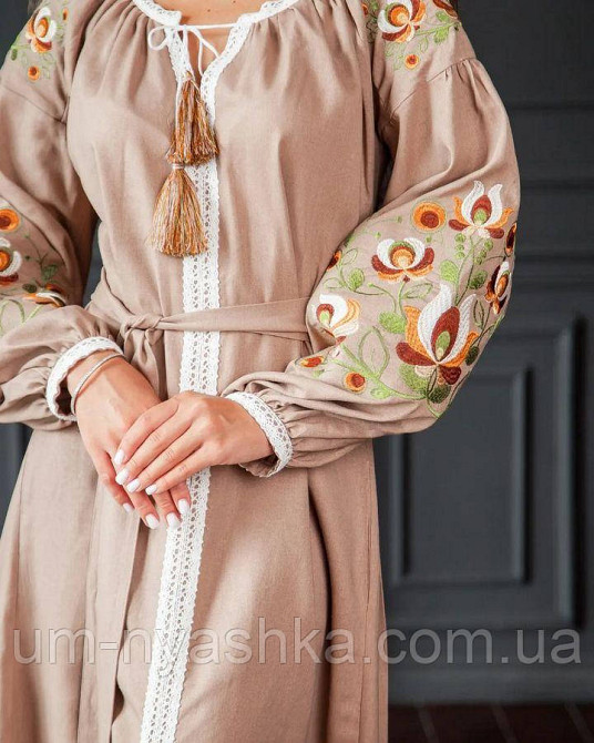 Жіноча вишита сукня на льоні Мальва Кривий Ріг - фото 8