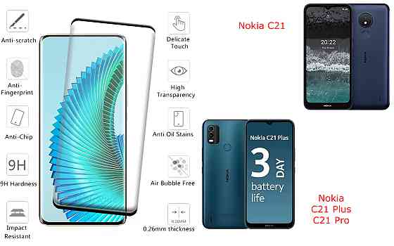 Захисне скло HyperGlass Pro для Nokia C21, C21 Plus, C21 Pro – максимальна чутливість та захист Київ