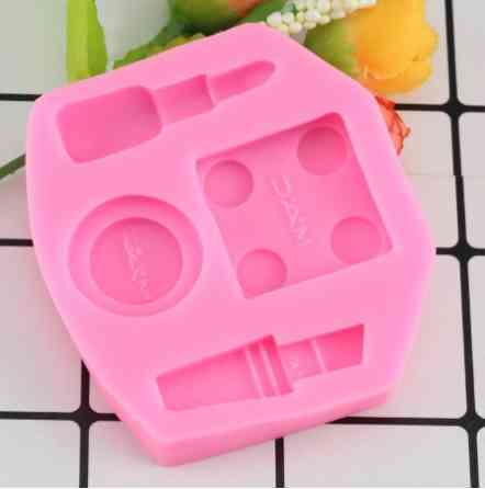 Молд силиконовый Косметика 68 на 63 мм розовый Киев