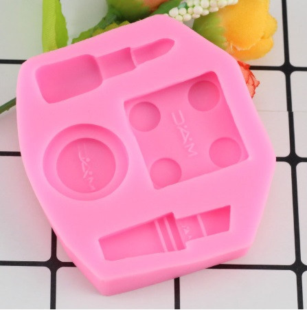 Молд силиконовый Косметика 68 на 63 мм розовый Киев - изображение 4