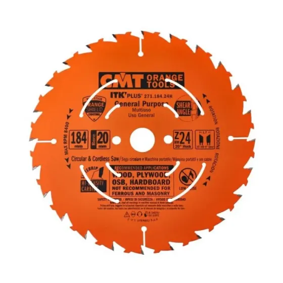 Пильний диск по дереву CMT 184x20x40z K1.7/1.1 (272.184.40H) Одеса