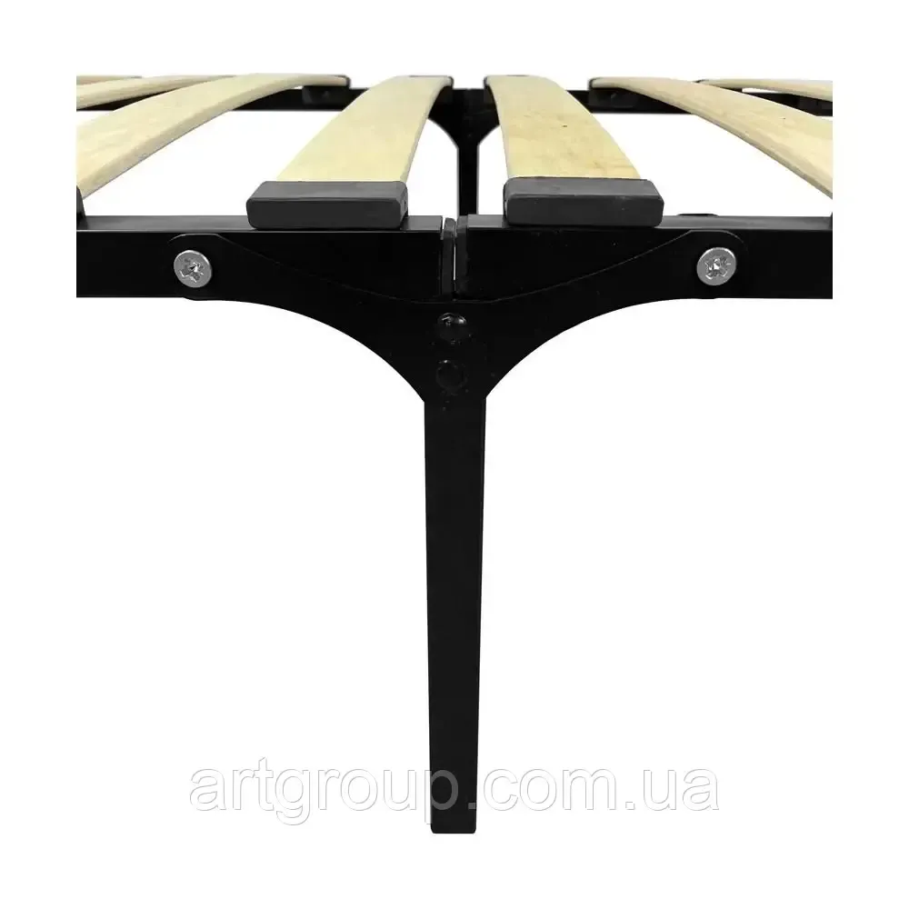 Розкладне Ліжко CoolSleep Richman 80 x 190 С ортопедическим матрасом и металлическим каркасом Чорний Дніпро - фото 16