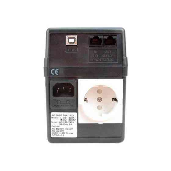 Джерело безперебійного живлення Powercom BNT-800AP Schuko 800ВА / 480Вт лінійно-інтерактивне Киев