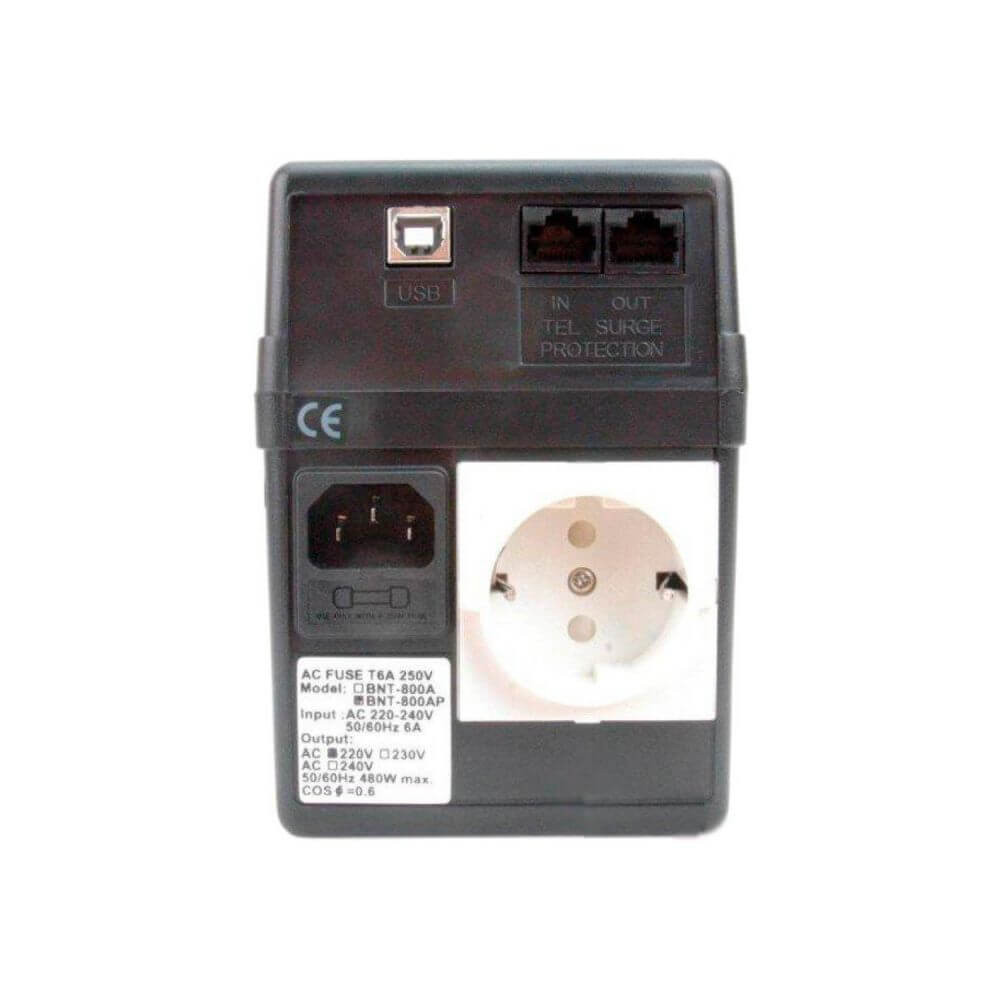 Джерело безперебійного живлення Powercom BNT-800AP Schuko 800ВА / 480Вт лінійно-інтерактивне Киев - изображение 3