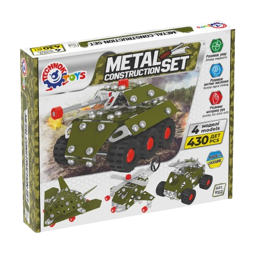 Іграшка Конструктор металевий Технок 9512 Житомир
