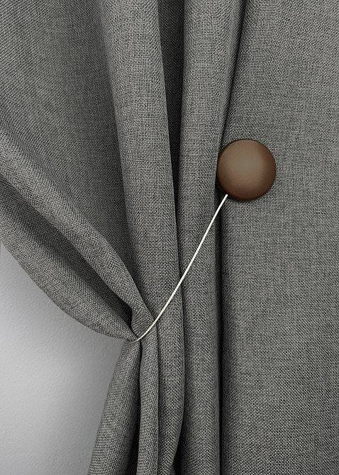 Магниты для штор и гардин Круг 2 шт Коричневый (81-294) Киев - изображение 5