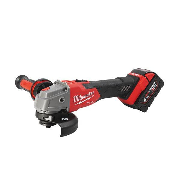 Шлифмашина угловая аккумуляторная MILWAUKEE, M18 FSAG125XB-502X, диаметр 125мм (+2 аккумулятора, зарядное устройство, защитный кожух, Одесса - изображение 6