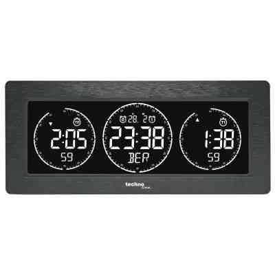 Настольные часы Technoline WT458 Black (DAS302480) Винница