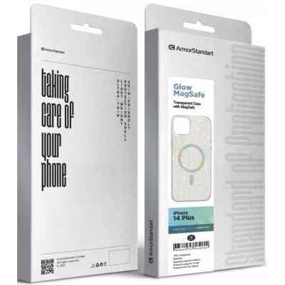 Чохол до мобільного телефона Armorstandart Glow Magsafe Apple iPhone 14 Plus Transparent (ARM69723) Вінниця