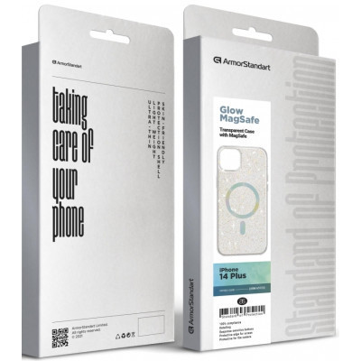 Чохол до мобільного телефона Armorstandart Glow Magsafe Apple iPhone 14 Plus Transparent (ARM69723) Вінниця - фото 6