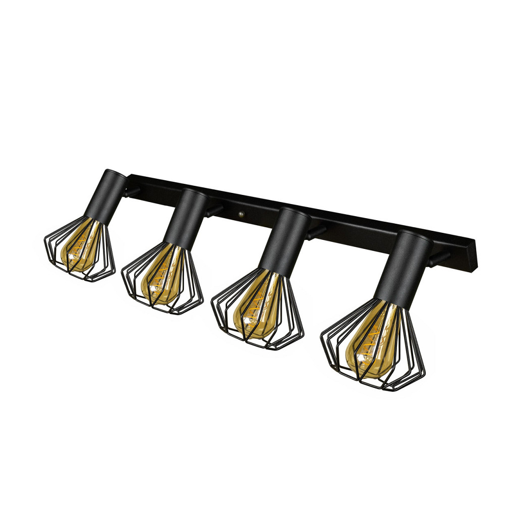 Светильник на планке с поворотними плафонами 4-Е27 Diadem NL 2215-4 Киев - изображение 2