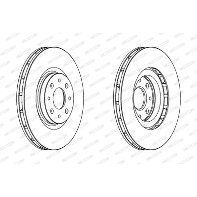 Гальмівний диск FERODO DDF1122 Вінниця - фото 1