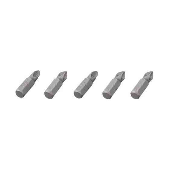 Комплект викруткових насадок, PZ2, 1/4"×25 мм, ACR, S2, 5 од., STORM Львів