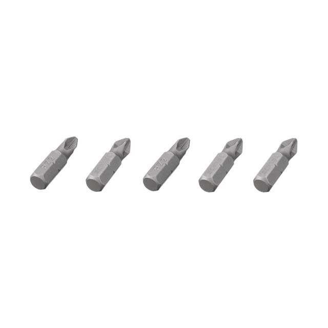 Комплект викруткових насадок, PZ2, 1/4"×25 мм, ACR, S2, 5 од., STORM Львів - фото 2