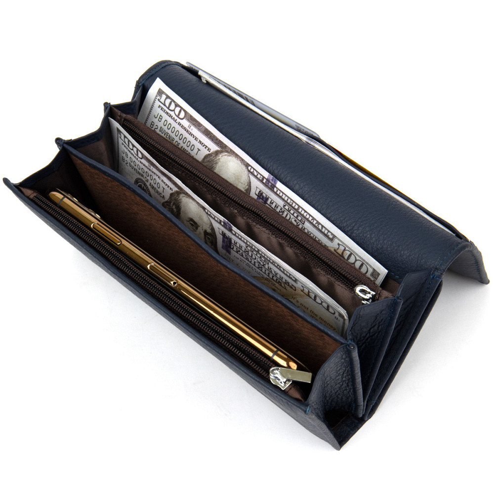 Женский кошелек ST Leather 19387 Темно-синий Киев - изображение 7