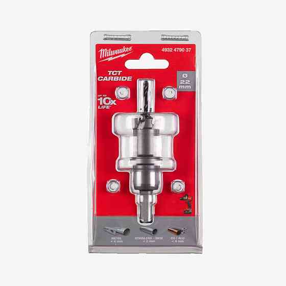 Коронка Holesaw TCT MILWAUKEE, Ø22мм Одесса