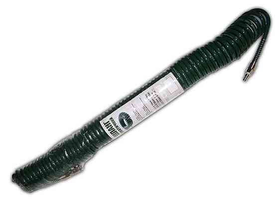 Шланг спиральный для пневмоинструмента 8*12мм*15м с переходниками (V-81215Р) Винница