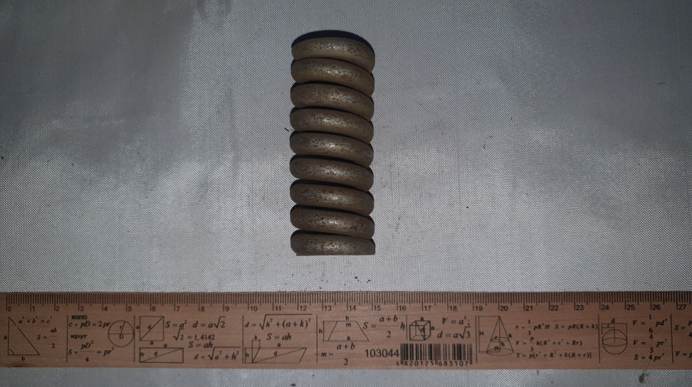 Пружина стиснення 33х80х8 мм. СССР. Харків - фото 2