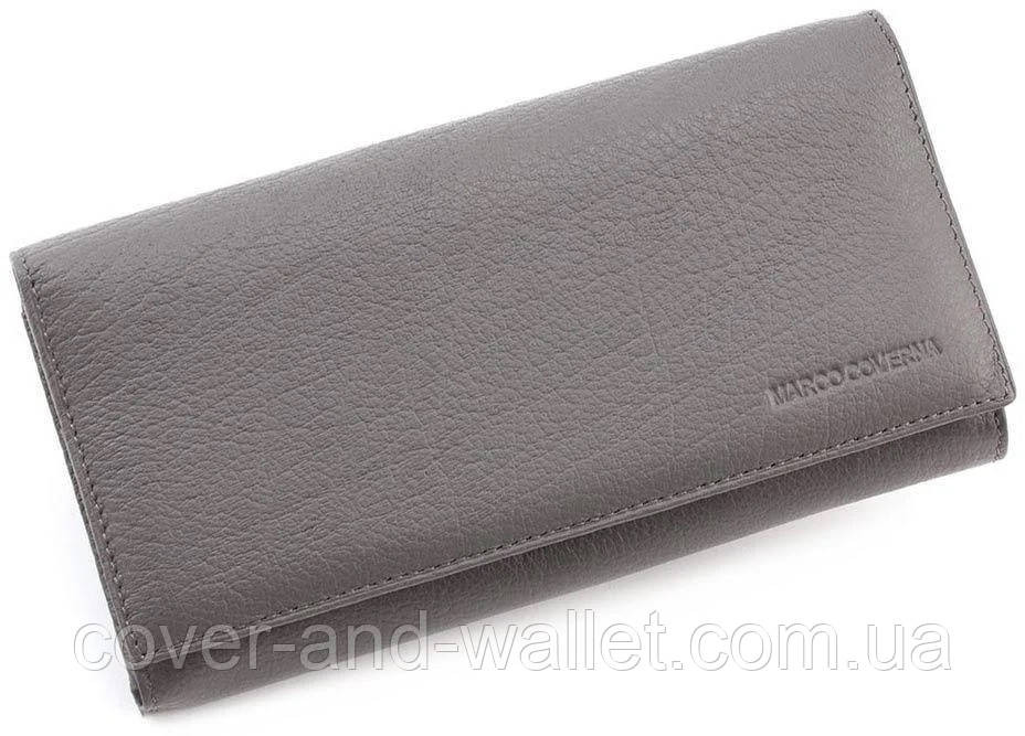 Блакитний шкіряний жіночий гаманець на багато карток Marco Coverna Київ - фото 10