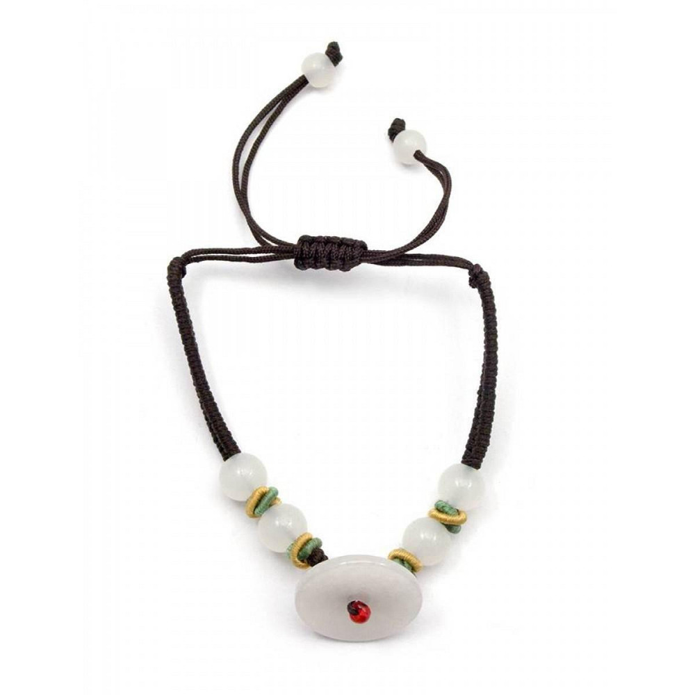 Браслет на руку з нефритом Диск Київ - фото 1