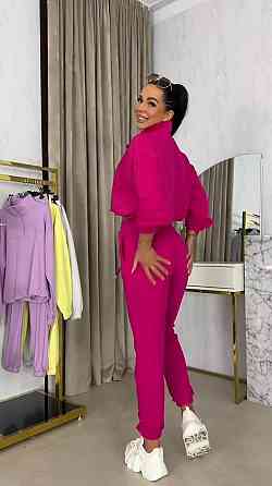 Жіночий плюшевий прогулянковий костюм двійка з велюру Одеса