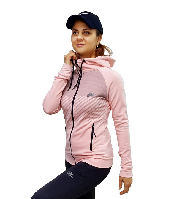 Женский спортивный костюм Nike W Nsw Essntl Pqe Trk Suit,производство Малайзии. Киев - изображение 2