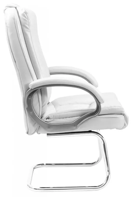 Офісне Конференційне Крісло Richman California Lucky White Хром CF Білий Київ - фото 3