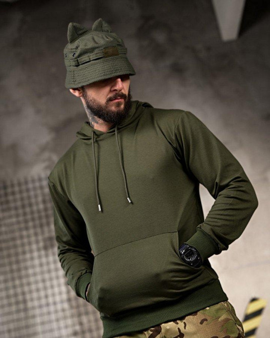 Милитари  Худи Король Посадки oliva РП7401 Одесса - изображение 3