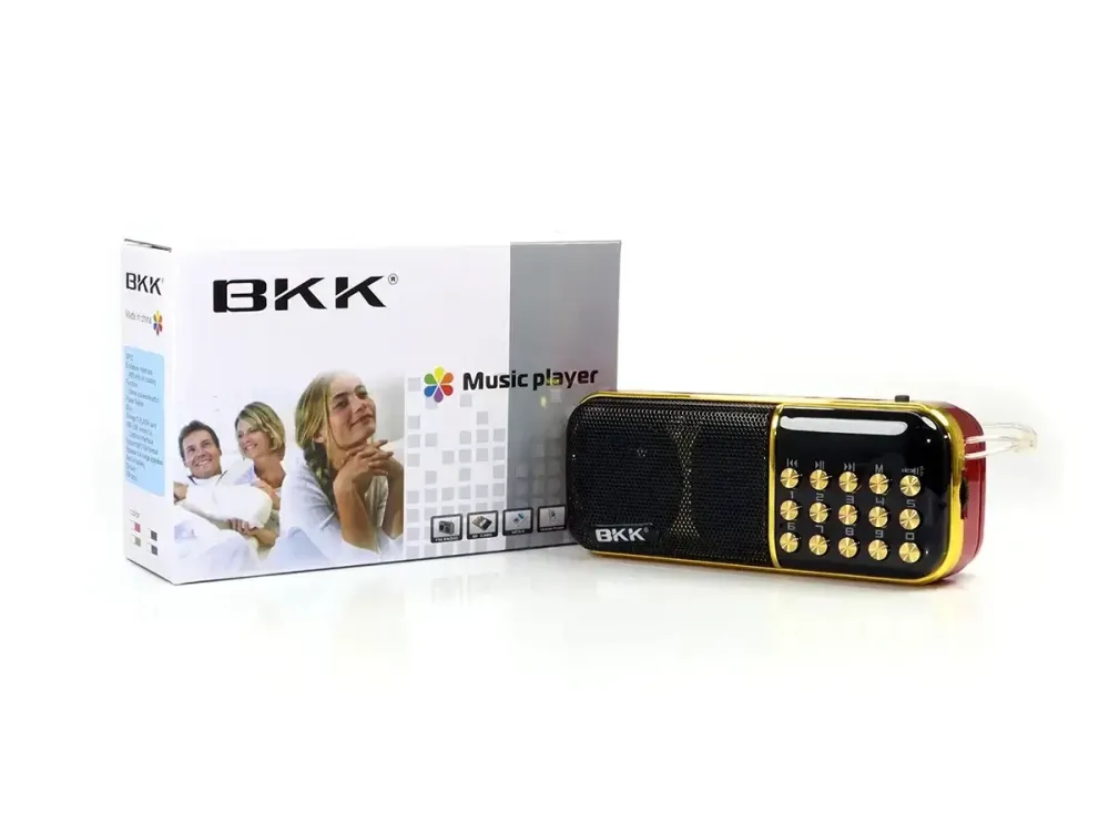 Портативний радіоприймач BKK B851SS USB MP3 TF з ліхтариком, годинником та акумулятором 18650 Одеса - фото 2