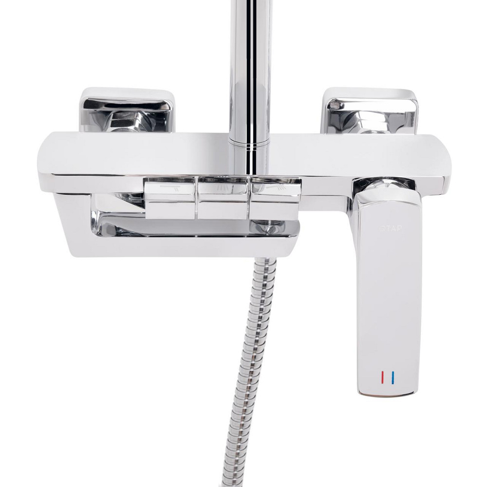 Душова система універсальна Qtap Tern на три споживачі (з виливом) QTTER111CRM47591 Chrome Київ - фото 4