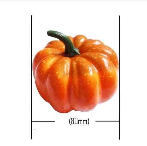 Тыква на Хэллоуин маленькая с дефектом 8 см оранжевый Киев