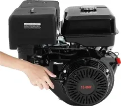 Silnik benzynowy, mocny 15 KM, system chłodzenia powietrzem, wytrzymała konstrukcja z aluminium i żelaza Київ