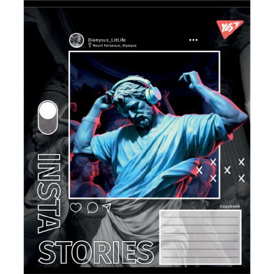 Зошит Yes Insta Storys А5 96 аркушів лінія (767949) Вінниця - фото 4