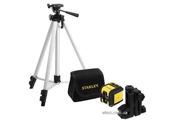 Нівелір лазерний-крос червоний з штативом STANLEY "Cubix" з діап.- 12 м, точність ±6 мм/ 10м Одеса