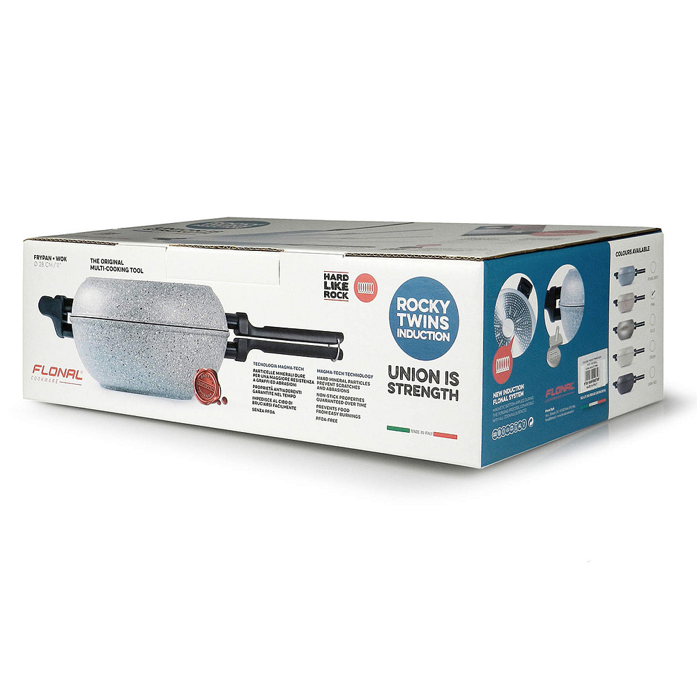 Сковорода двойная Flonal Dura Induction Rocky Twins 28 см с решеткой (RKIWP2830) Винница - изображение 14