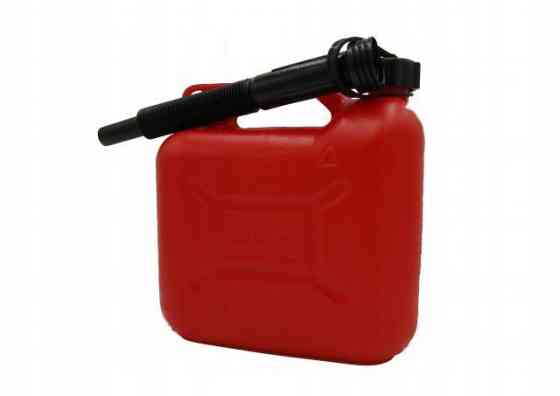 Каністра пластикова 10 л з лійкою для палива та води Коломия