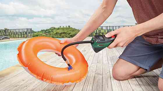 Компресор автомобільний акумуляторний Bosch EasyPump, 3.6 В, 3А·год, 10.3 бар, 10 л/хв, 0.4кг Киев