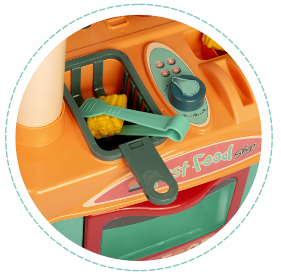Ігрова дитяча кухня на колесах Ricokids (773000) для дітей Київ